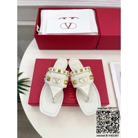 발렌티노  힐 샌들 슬리퍼