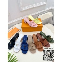 루이비통  힐 샌들 슬리퍼