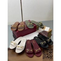 구찌 힐 샌들 슬리퍼