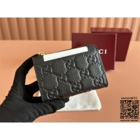 구찌 GG 엠블럼 지퍼 카드 케이스 815936