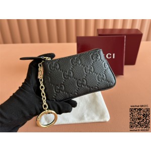구찌 지갑 키지갑 GG 엠블럼 지퍼  815891