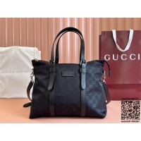 구찌 GG로고 패브릭 토트백