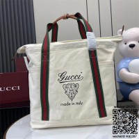 구찌 라지 프린트 토트백 816863