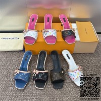 루이비통  힐 샌들 슬리퍼