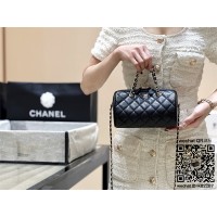 샤넬 25SS 미니 볼링백 체인 핸들 원통백 AP4474