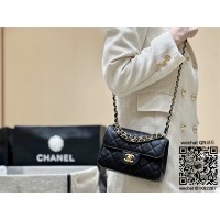 샤넬 미니 플랩백 캐비어 시즌백 AS5240