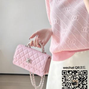 샤넬 탑핸들 체인 크로스백