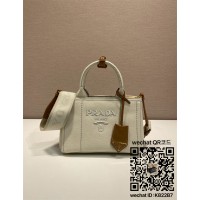 프라다 리넨 믹스 미니 핸드백 1BA038