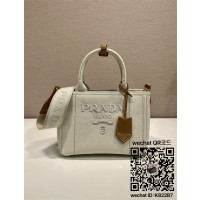 프라다 리넨 믹스 스몰 핸드백 1BG464