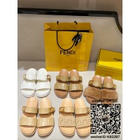 펜디  힐 샌들 슬리퍼