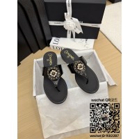 샤넬 힐 샌들 슬리퍼