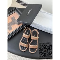 샤넬 힐 샌들 슬리퍼