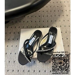 샤넬 힐 샌들 슬리퍼