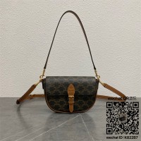 셀린느 25FW 트리오페 폴코 숄더 크로스백  122652