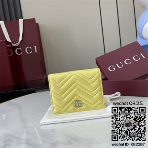 구찌 GUCCI GG 마몽 카드 케이스 반지갑 466492