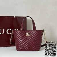 구찌 GG 마몽 스몰 토트백 847386