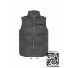 프라다 남여공용 패딩 조끼