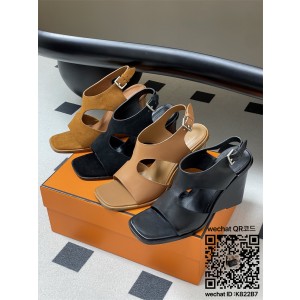 에르메스 힐 샌들 슬리퍼