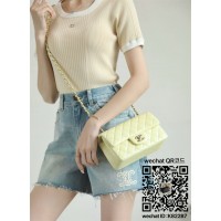 샤넬 CHANEL 램스킨 클래식 플랩백 스몰