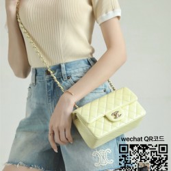 샤넬 CHANEL 램스킨 클래식 플랩백 스몰