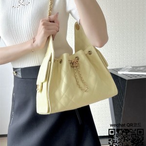 샤넬 25백 스몰 캐비어 트위드 제니백 AS5293