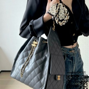 샤넬 25백 몰 캐비어 트위드 제니백 라지 25백AS5311