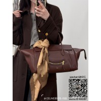 셀린느 가방 스마일링 뉴 러기지백 미듐 딥브라운 123693