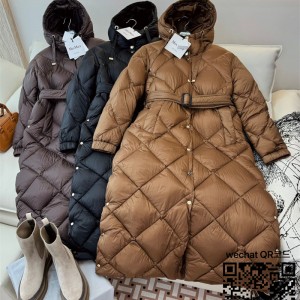 막스마라 여성 롱 패딩 거위털90