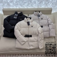 프라다 패딩 여성용 거위털90%