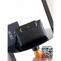 디올 CD 아이콘 가죽 클러치백