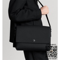 디올 CD 아이콘 가죽 메신저백