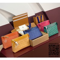 루이비통 포쉐트 보야주 수플 헤리티지 그린 클러치백 남성 가방 M12665