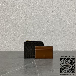 셀린느 CELINE 트리오페 캔버스 카드지갑100882