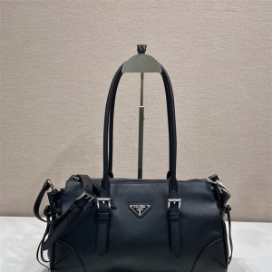 프라다 보니 미디움 앤틱 레더 토트백 1BG628