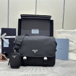 프라다 리나일론 플랩 포코노 크로스백 2VD768