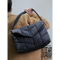 생로랑 나일론 YSL 푸퍼 메신저 백_733630
