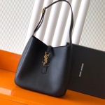 생로랑 LE 5A7 스몰 호보백 블랑 빈티지 713938 23cm