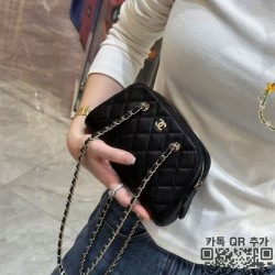 샤넬 캐비어 미니 보스턴백 체인백  AS5092