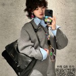 발렌시아가 그런지 숄더백 Grungy