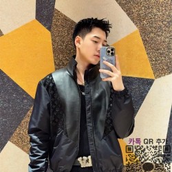 루이비통 가죽 자켓
