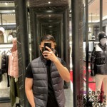 몽클레어 패딩조끼 남성용 거위털